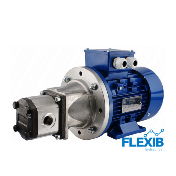 Hüdropump hammasrataspump + 3 faasiline Mootor 380V 4kW Vaheflants, sidur ja võlli flants, 24L / min, 90Bar 24L / min 24L / min