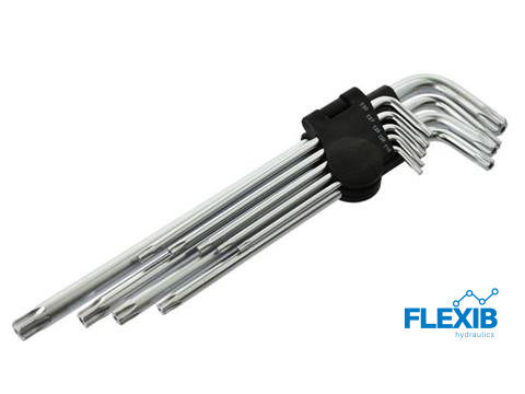 Torx võtmete komplekt 9 osaline T15-T55 Autoremont Torx võtmete komplekt 9 osaline T15-T56