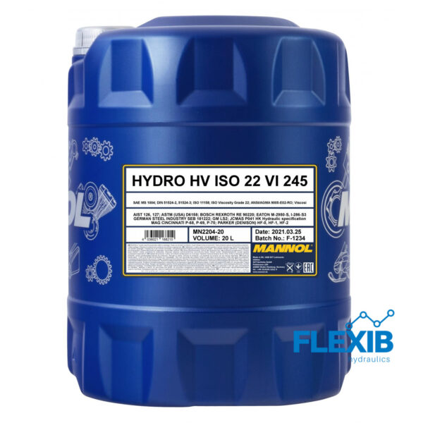 Hüdroõli Mannol 2204 HVLP 22 VI 245 20L Hüdroõli Hüdraulika õli