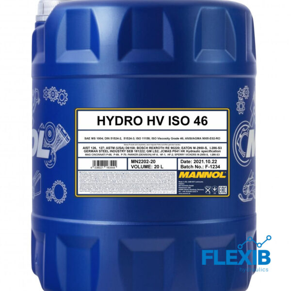 Hüdroõli Mannol 2202 HVLP 46 20L Hüdroõli Hüdraulika õli