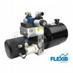 Mobiilne hüdrojaam 24V 2,2kW 3,3cm3 12L  + Solenoidklapp 24V mobiilsed hüdrojaamad