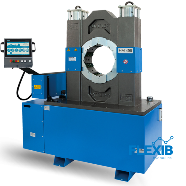 Uniflex HM 495 – Tööstuslik hüdrovooliku press IPC (500t+) Hüdrovooliku pressid HM495