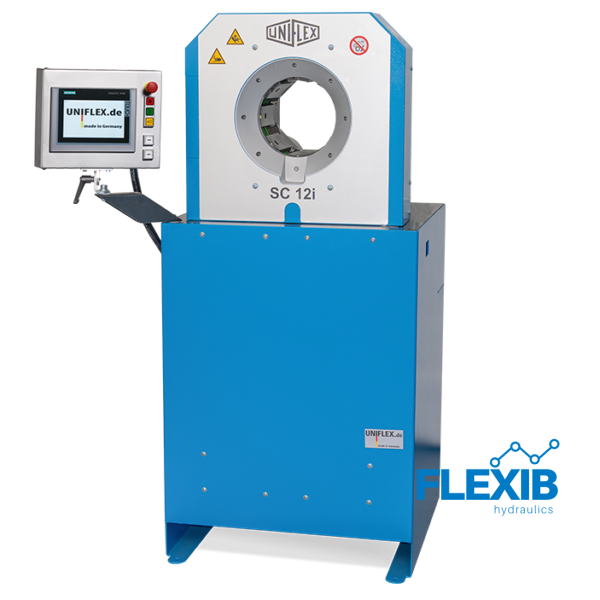Uniflex SC 12 i – Maailma võimsaim töökoja hüdrovooliku press (370t) Hüdrovooliku pressid 370t