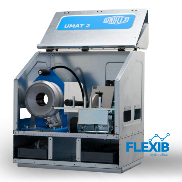 Uniflex HM 200.4 – Statsionaarne töökoja hüdrovooliku press (130t) Hüdrovooliku pressid crimper