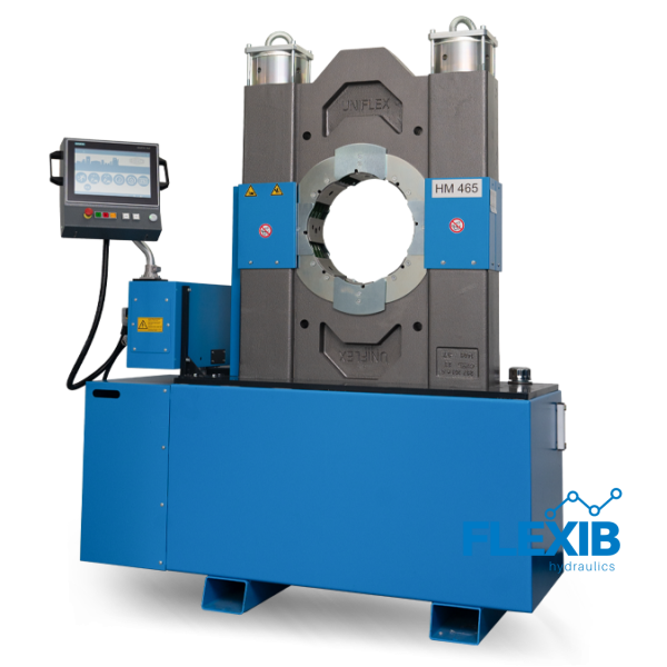 Uniflex HM 465 – Tööstuslik hüdrovooliku press IPC (400t) Hüdrovooliku pressid HM465